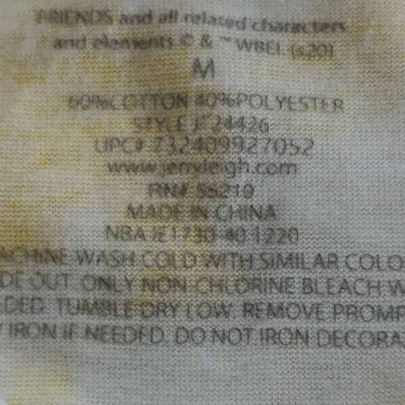 FRIENDS Long Sleeve Tee Shirt Sz M - Picture 8 of 8